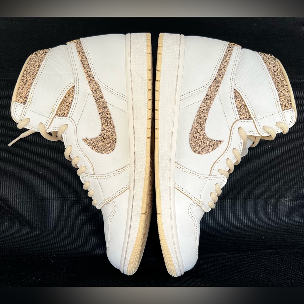 Jordan 1 Retro High OG Men's Sail Craft Vibrations Of Naija Sneakers FD8631-100 - Picture 5 of 8